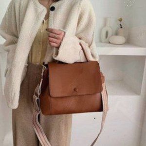 New Satchel Bag Brown 244